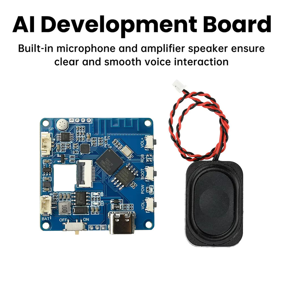 Aideepen ESP32-AI WIFI Voice Chat Modul mit Typ-C-Schnittstelle für Xiaozhi AI, Deepseek und Qwen Modelle in Blau - Bild 3