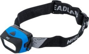 BGS COB-LED-Stirnleuchte in Blau und Schwarz mit verstellbarem Band - Bild 1