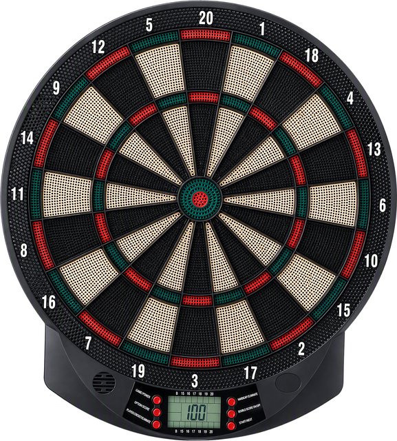 HOMCOM Elektronische Dartscheibe, Dartboard-Set, für 8 Spieler - Bild 1