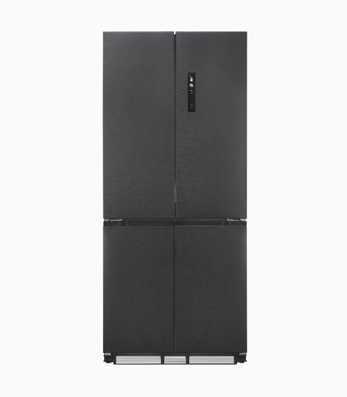 Exquisit EMD470-170-200E Einbau-Multidoor Kühlschrank in Silver mit No-Frost und Inoxlook, B/T/H: 57,8 x 68,7 x 193,0 cm - Bild 2