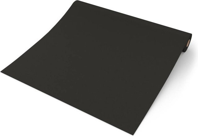 A.S. Création Vliestapete Uni Schwarz Matt B: 53 cm, L: 10,05 m - Bild 1