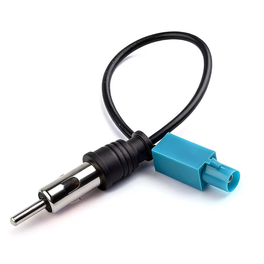 QXNY Auto FM AM Stereo Radio Antennenadapterkabel Fakra-Z auf DIN-Stecker, Länge: 15 cm - Bild 2