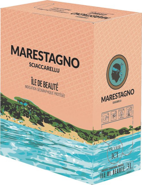 Marestagno Rosé de Corsica, Ile de Beauté IGP, trocken, Roséwein, Bag-in-Box, 3,0 l - Bild 1