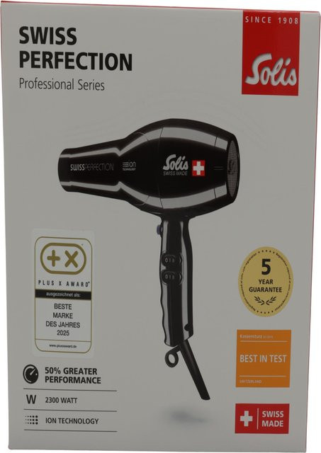Solis Swiss Perfection Haartrockner, schwarz - Bild 2