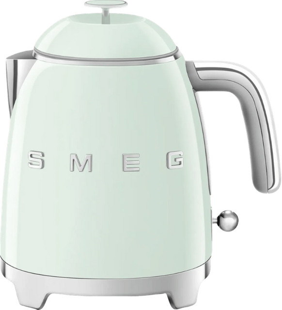 Smeg Wasserkocher KLF05PGEU in Pastellgrün mit Edelstahl und Warmhaltefunktion - Bild 1