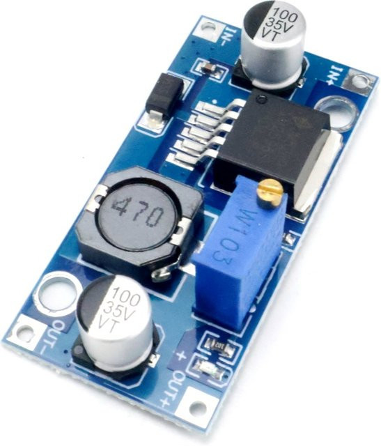 LM2596S DC-DC einstellbarer Abwärtswandler Spannungsregler Blau 3,2–40 V auf 1,25–35 V - Bild 1