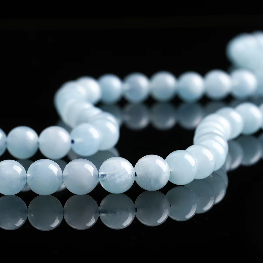 Perle Aquamarin, Blau, Unisex - Bild 5