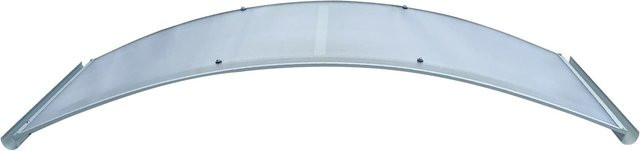STARKEDACH RODEO Aluminiumrahmen Vordach R-150 Gewölbt mit Polycarbonatbeschichtung in RAL 7035 - Bild 1