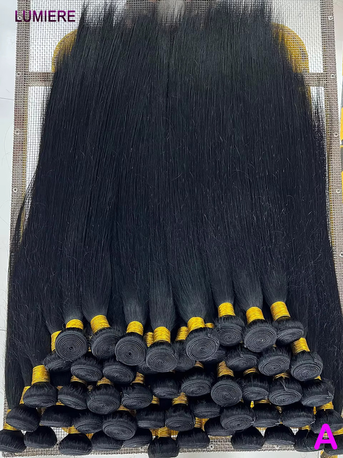 Lumiere Hair Brasilianisches Echthaar Weave-Bündel-Set, 3/4 Bündel - Bild 9