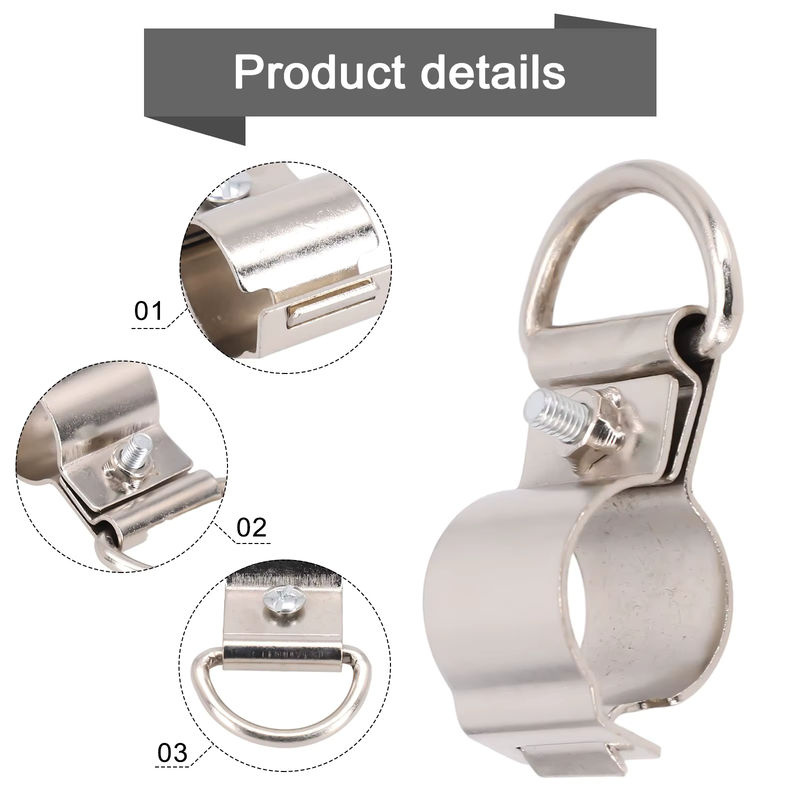 Vibratite Universal Schultergurt mit Metall-Wellenklemme für EGO 56V Rasentrimmer in Silber - Bild 5