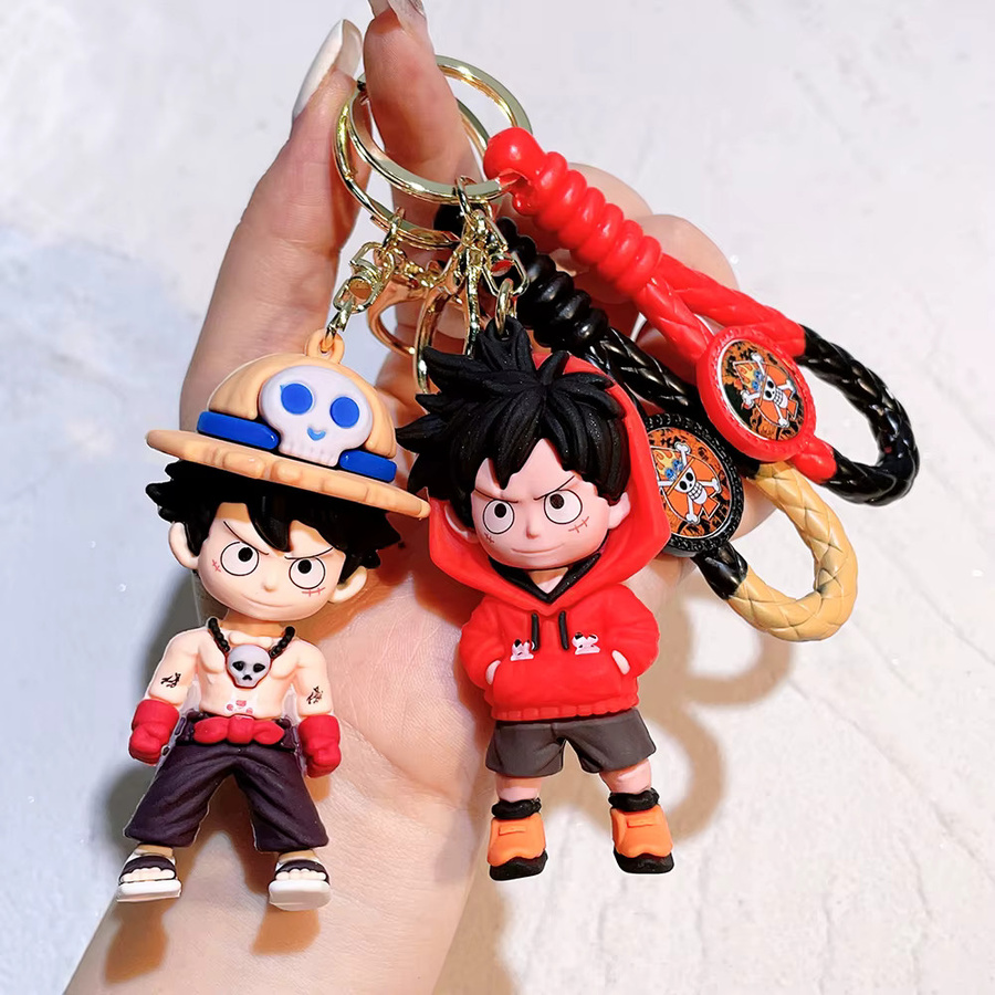 Bandai Schlüsselanhänger One Piece Strohhut Luffy, 3D Silikon-Figur - Bild 2