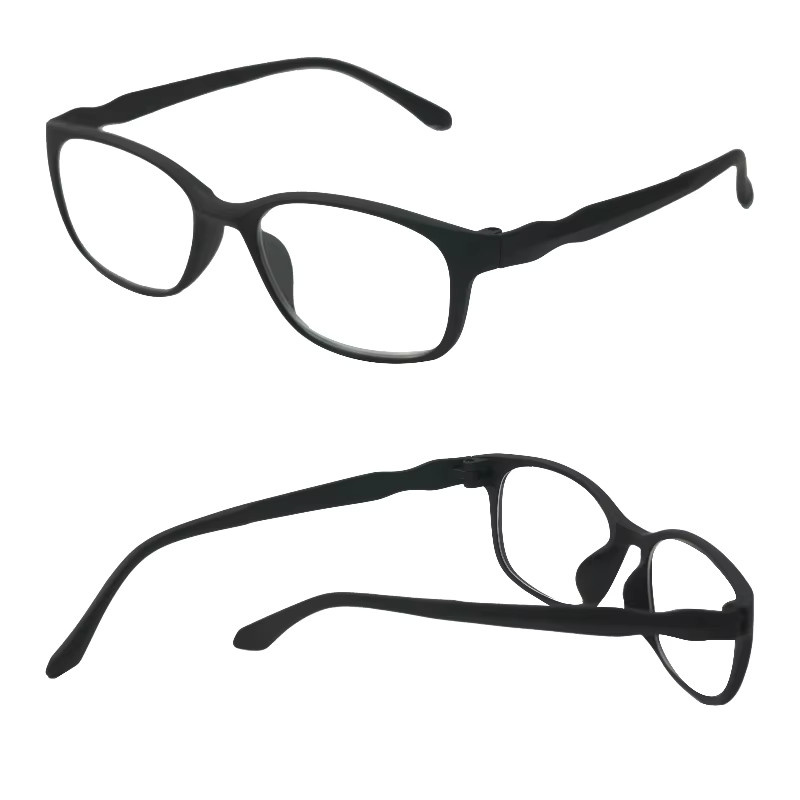 DIXSG Lesebrille Damen, 3-teiliges Set, Blaulichtfilter, Vollrand, Kunststoff - Bild 3