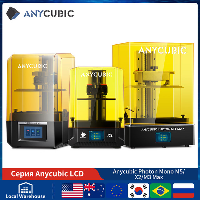 Anycubic Photon Mono M7 SLA LCD-Harz-3D-Drucker in Schwarz - Bild 1