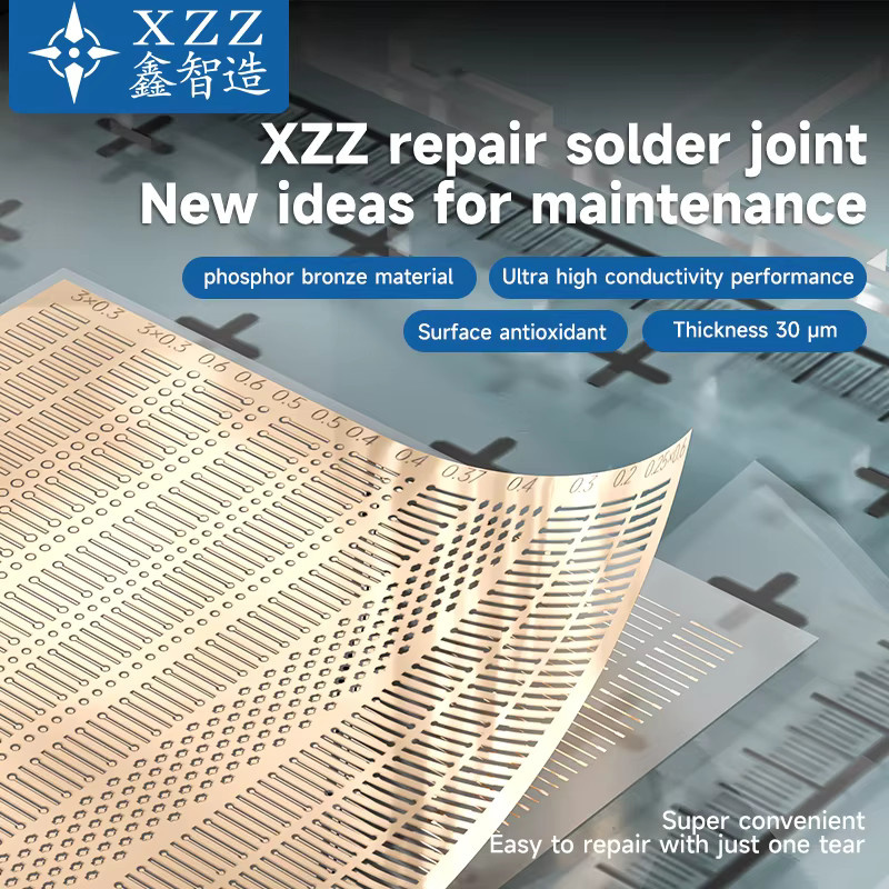 XZZ Spot Solder Pad Reparatur Set Gold Ultradünne Schweiß-Patches für Telefon Motherboard IC CPU WIFI Festplatte - Bild 2