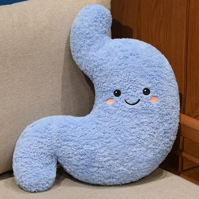 Yiran toy Plüschkissen Magen des menschlichen Körpers in Rosa, Blau oder Gelb, B/H: 45 x 40 cm - Bild 1