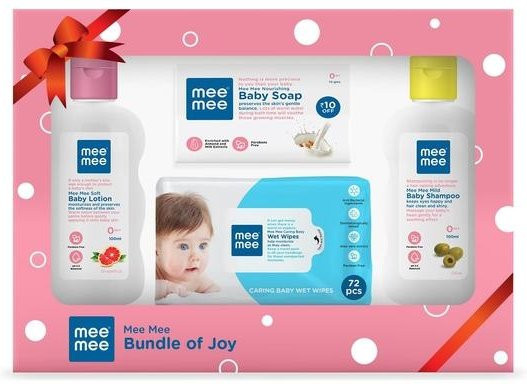 Mee Mee Baby Bundle of Joy Geschenkset, Puder, pink - Bild 1