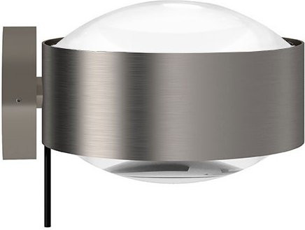 Top Light Puk! 120 Wall Avantgarde Wandleuchte in Nickel matt und Silber mit Glas-Elementen - Bild 1