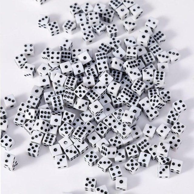 Binchi Outdoor Product Würfel Puzzle Zubehör, 100-teiliges Set, Weiß - Bild 1