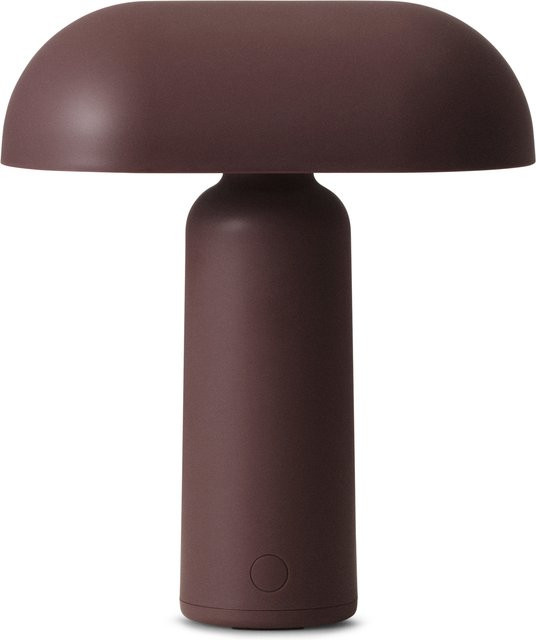 Normann Copenhagen Porta Akkutischleuchte in Braun mit dimmbarer LED und organischem Design - Bild 1