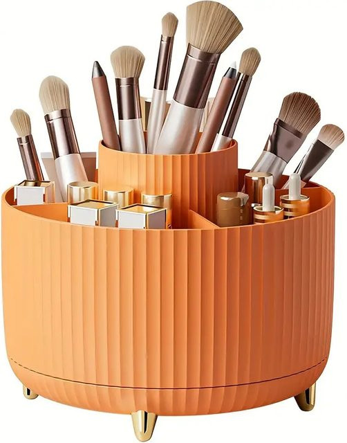 RUNTOIN Make-up-Pinselhalter, orange, Unisex - Bild 1