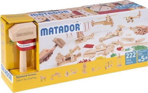 Matador Explorer Baukasten Konstruktions-Set mit 222 Teilen - Bild 1