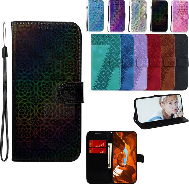 Xiaomi Poco X6 Pro X7 X5 X4 Pro X3 NFC GT Stand Flip Wallet Case Leder Schutzhülle braun - Bild 1