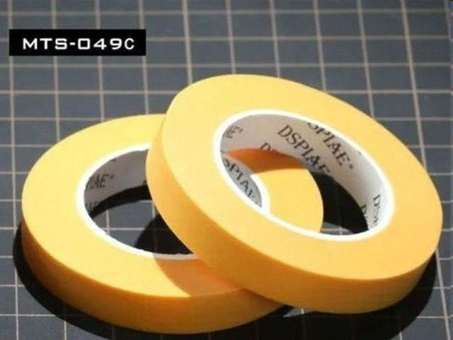 MENG Models Masking Tape aus Papier in Gelb, Breite: 1 cm, Länge: 18 m - Bild 1
