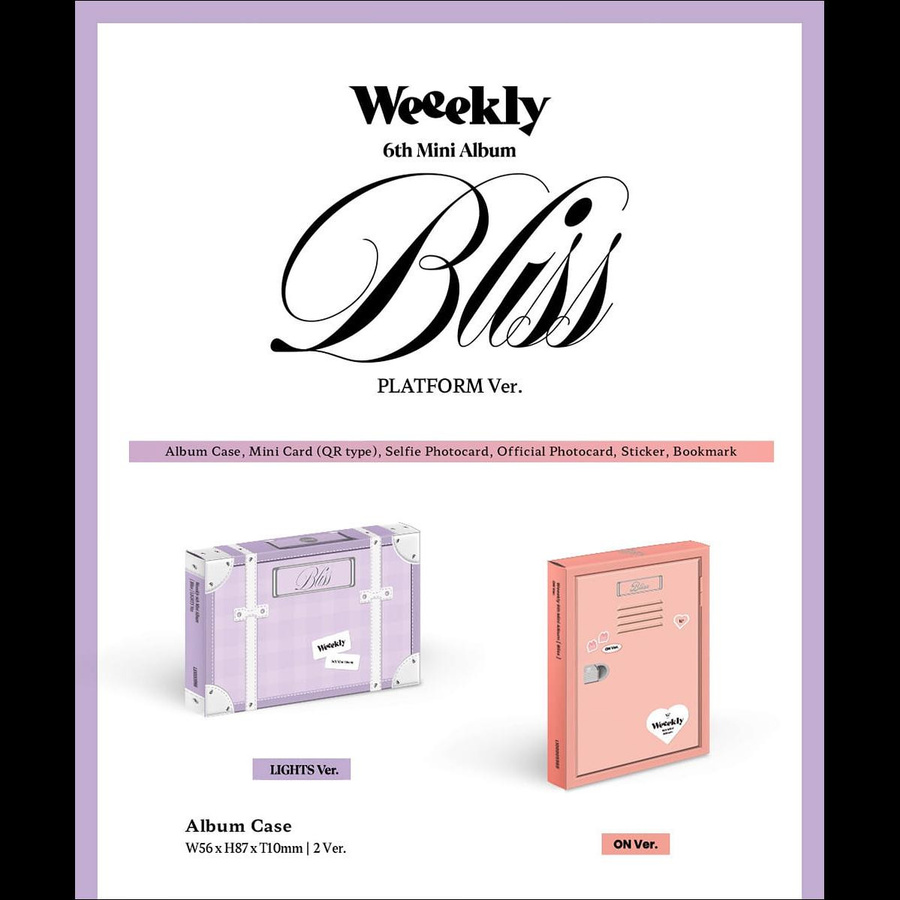 Bliss, Weeekly, Plattformversion, 6. Mini-Album SET (2 ver.) - Bild 3