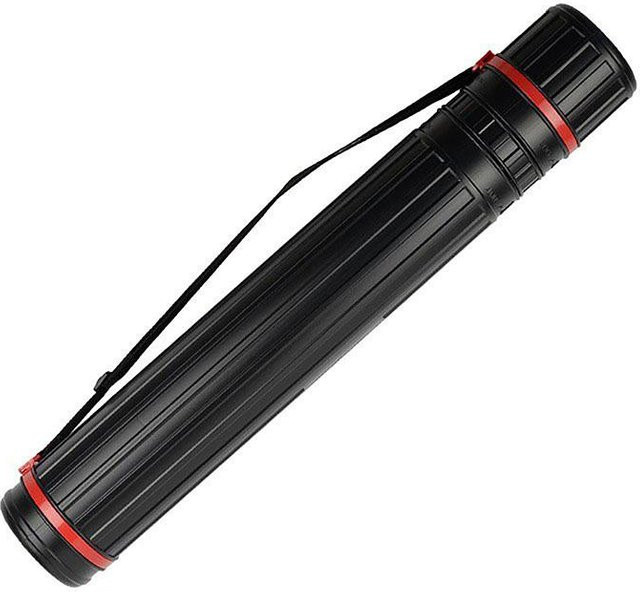 Binchi Outdoor Product Verstellbarer Malzylinder aus Kunststoff mit Schultergurten in Schwarz - Bild 1