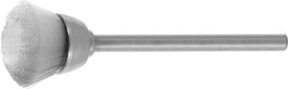 Lessmann Miniatur-Topfbürste aus Nylon in Grau mit 0,15 mm Borstenstärke und einem Bürstendurchmesser von 15 mm - Bild 1