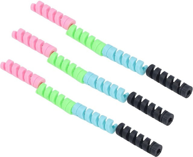 20 Stück GoolRC Ladekabel-Schutzhüllen aus Silikon in Pink und Multicolour - Bild 1