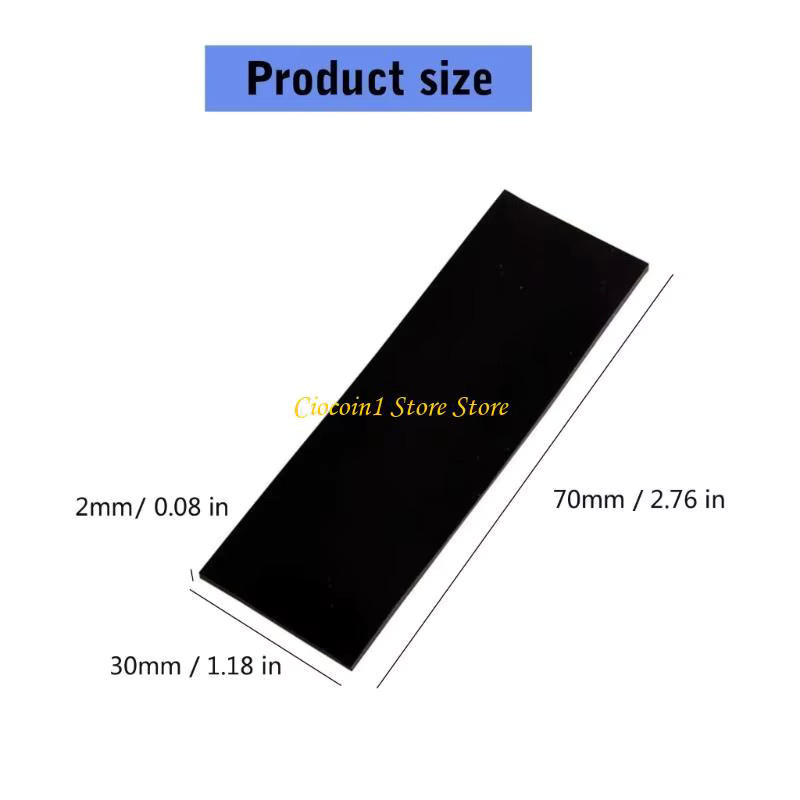 BEYONDSKY Silikon-Antirutschmatte für Drohnenbatterien in Schwarz, B/B/H: 70 x 30 x 0,2 cm, hochtemperaturbeständig mit selbstklebender Rückseite - Bild 6