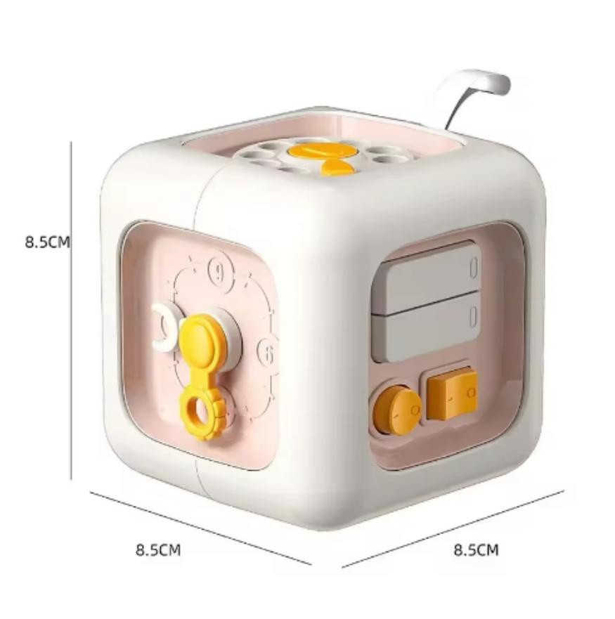 Linyi toy Montessori Würfel Sinnesspielset grün 6 in 1 0-3 Jahre - Bild 2