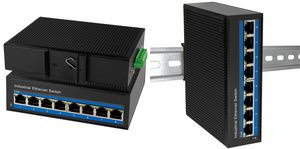 LogiLink NS203 Industrial Gigabit Ethernet Switch mit 8 Ports 10/100/1000 Mbit/s in Schwarz - Bild 2