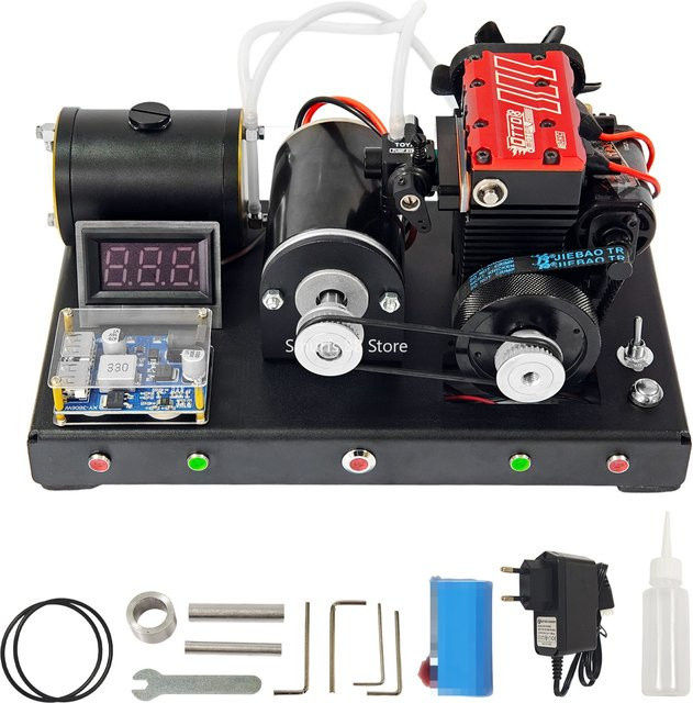 TOYAN FS L200AC Motormodell, fertiges Produkt, 7 cc Inline-Zweizylinder, Viertaktmotor - Bild 1