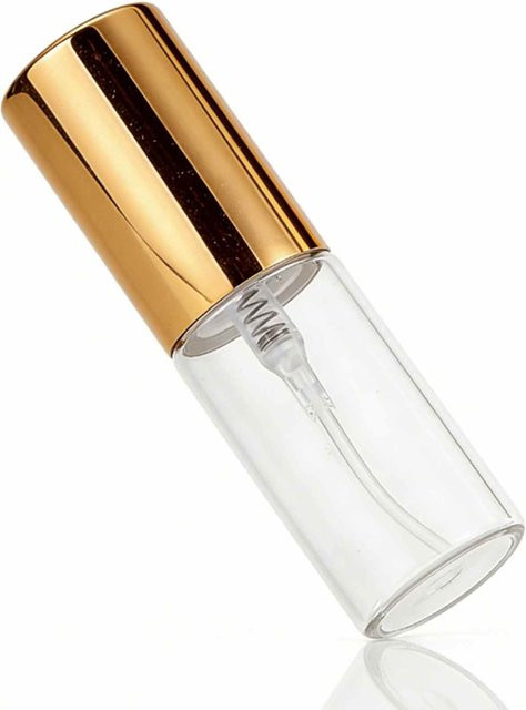 Sportssss Mini-Sprühflaschen für Parfüm, 5 ml, 50 Stück, Transparent, Beige - Bild 1