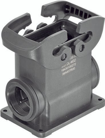 HARTING Sockelgehäuse 19 43 010 0272 19430100272 aus Kunststoff in Grau - Bild 1