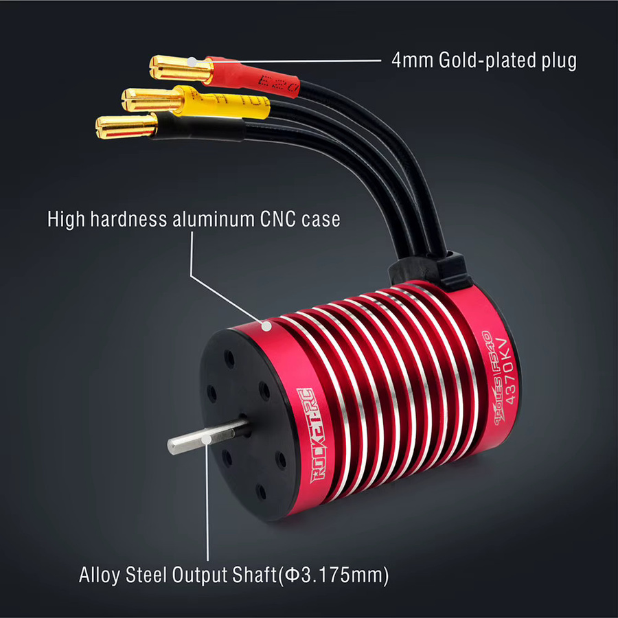 Surpass Hobby Supersonic V2 F540 F550 Brushless Motor, mit Temperatursensoranschluss, Metall, Rot - Bild 4