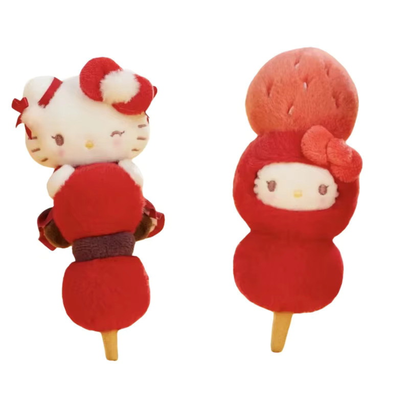 Sanrio Hello Kitty Tanghulu Plüschtier Schlüsselanhänger - Bild 4