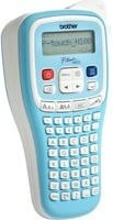 Brother P-touch PT-H100LB Beschriftungsgerät in Blau/Türkis mit Thermal Transfer Druck und 2-zeiliger Funktion - Bild 1