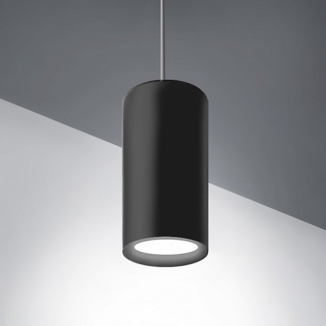 TeamItalia S-Pot Sospensione LED-Pendelleuchte Schwarz mit 12 LEDs und warmweißem Licht (2700K) - Bild 1