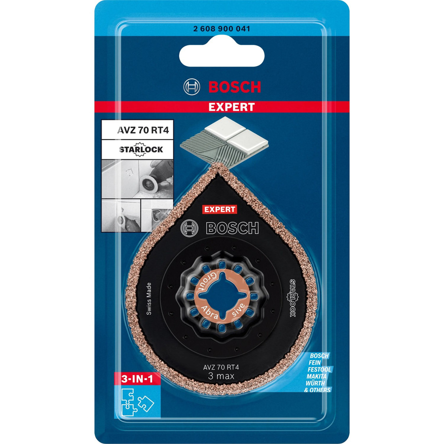 Bosch Expert AVZ 70 RT4 Mörtelentferner Sägeblatt mit 3 Max Platten Durchmesser: 70 mm - Bild 3