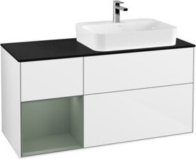 V&B Waschtischunterschrank Finion in Weiß lackiert, Breite: 120 cm, Tiefe: 50,1 cm, Höhe: 50,1 cm - Bild 1