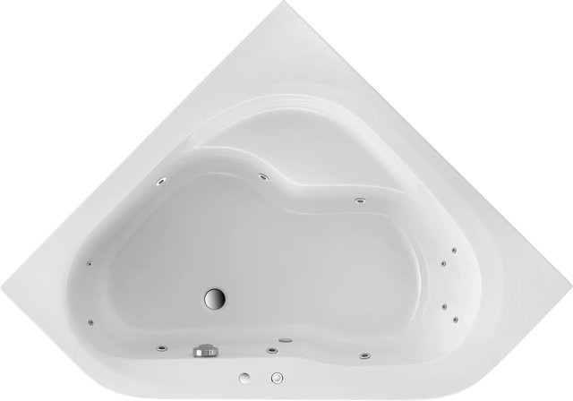 Ottofond Whirlpool Ancona Komfort in Weiß, Breite: 135 cm - Bild 1