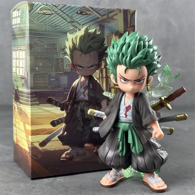 Bandai One Piece Roronoa Zoro Actionfigur, 15cm, Kunststoff, Einzelfigur - Bild 1