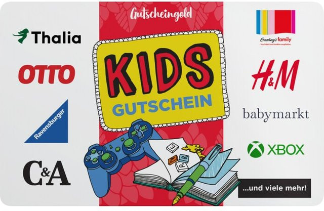 Gutscheingold Kids Geschenkcode in Multicolour - Bild 1