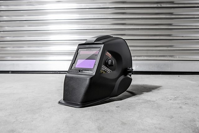MAUK Solar Schweißhelm GX-350S Automatik Kopfschweißschild in Schwarz - Bild 2