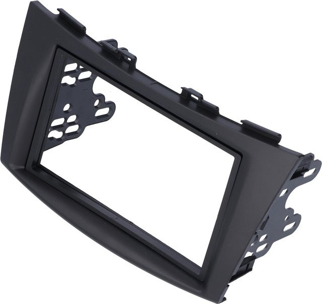 Koogeelife 2DIN Mittelkonsole DVD Blende und Navigationspaneel Rahmenverkleidung für Suzuki Swift 2012, Schwarz - Bild 1