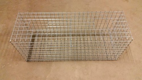 Gabionenabgrenzung feuerverzinkt in Grau, B/T/H: 122 x 47 x 42 cm - Bild 1