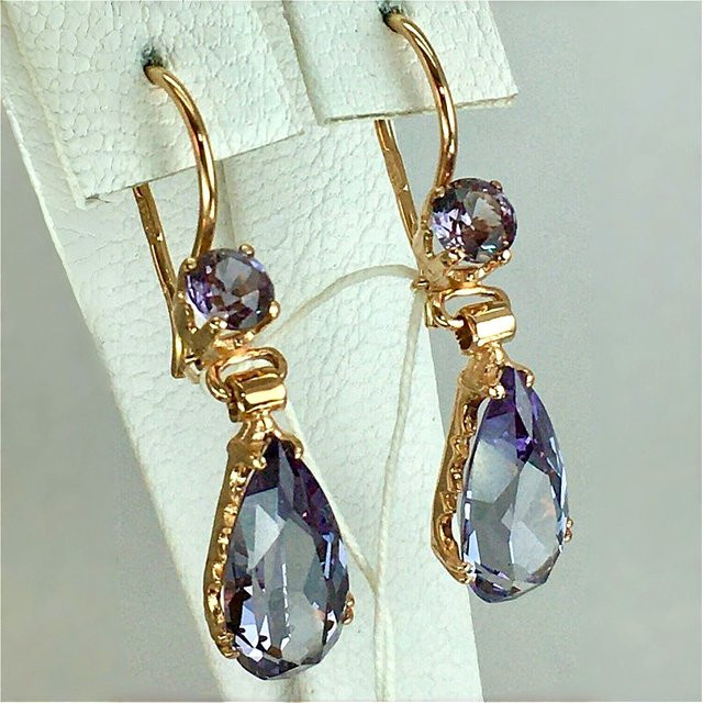 YoYo Tropfenohrringe, Zirkonia, Gold, Damen - Bild 1